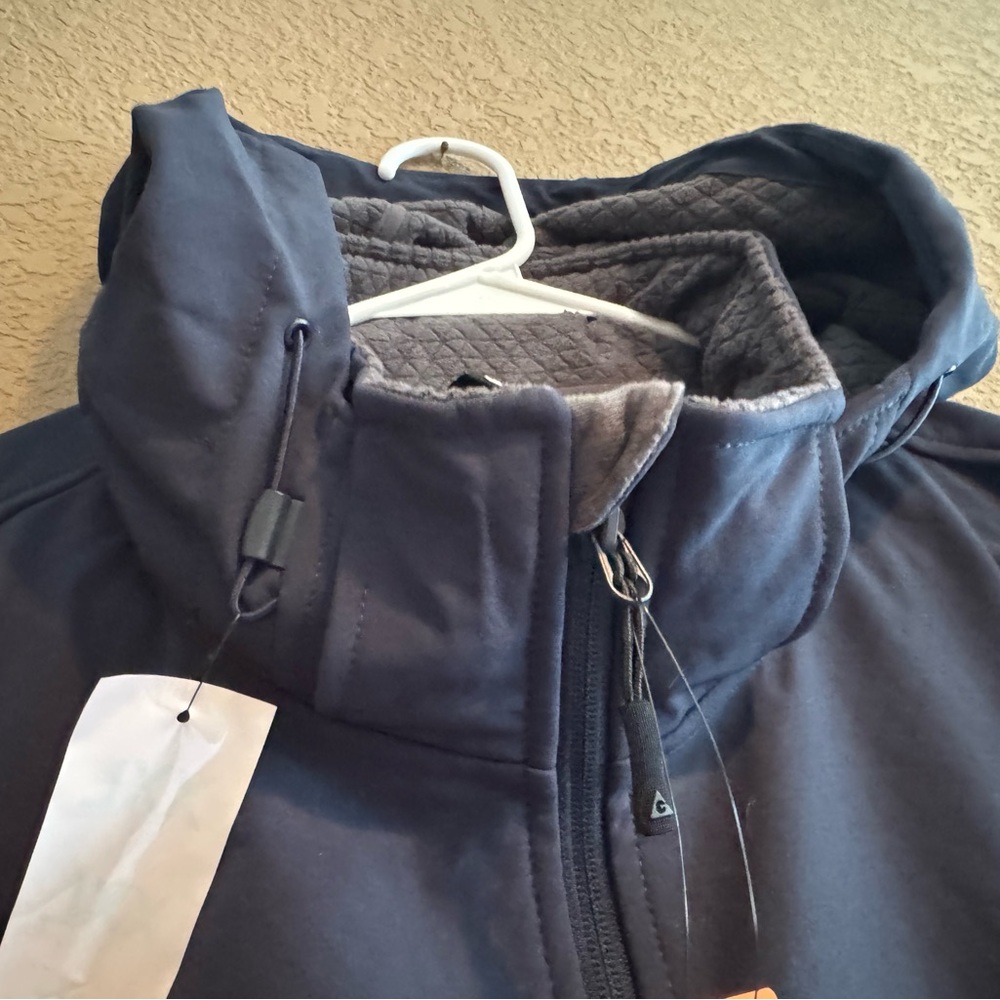 Gerry Men’s Hooded Softshell Jacket – Water & Wind Resistant Outdoor Coat - Picture 4 of 15